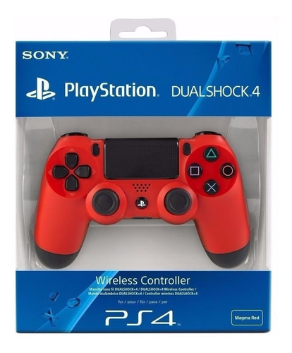 Joystick Inalámbrico Sony Dualshock Ps4 Magma Red Ade
