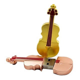 Usb 32gb Forma Violín  Metálica