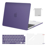 Funda Violeta Para Macbook Air 13.6 A2681 M2 + Protectores 