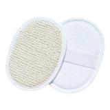 Manopla Corporal Esponja Exfoliante Baño Cuerpo Lino Masajes