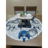 Nintendo 64 Com 3 Controles Everdrive Expansion Pack