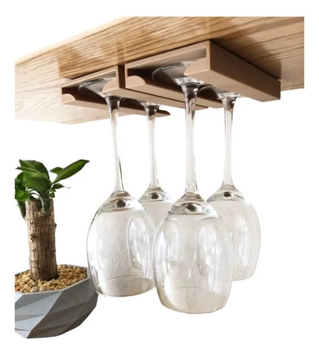 Soporte Base Para Copas De Vino Repisa Estante O Gabinete