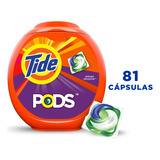 Tide Spring Meadow Pods Detergente En Cápsulas 81 Unidades