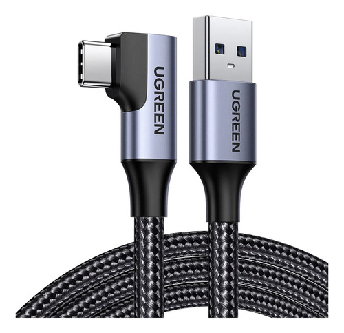 Ugreen Cable Cargador Usb A A Tipo C 90° 2 Metros