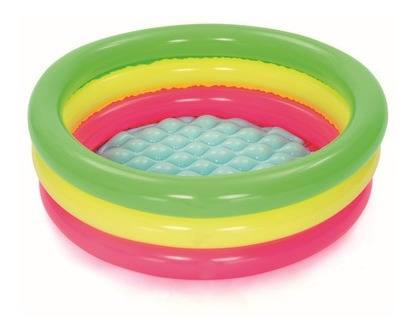 Piscina Inflable Redonda Bestway 51128 Multicolor 