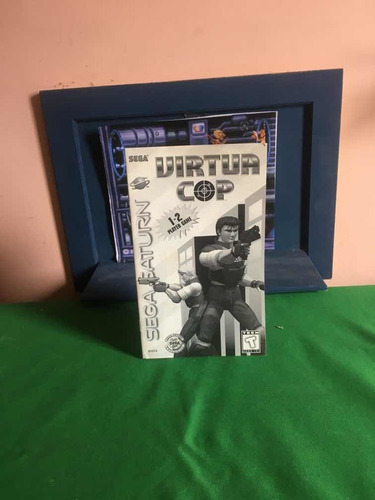 Sega Saturn Virtua Cop Manual De Instruções Original