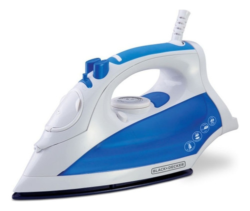 Plancha A Vapor Black And Decker Ir7014 Autoclean Color Azul Claro/blanco