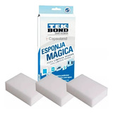 Esponja Magica Limpiadora Tekbond Clean Magic X3 Unidades