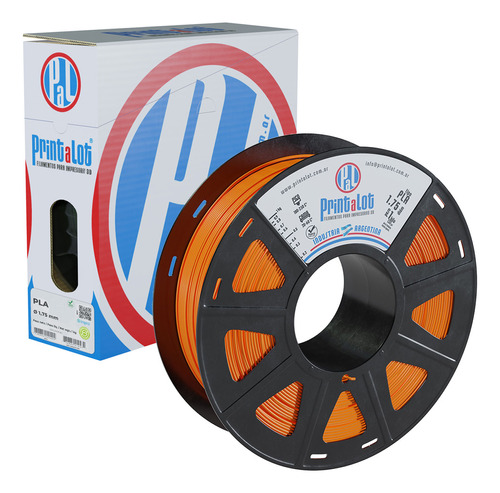 Filamento 3d Pla Printalot De 1.75mm Y 1kg Naranja