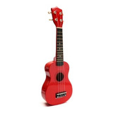 Ukelele Soprano De Madera Linea Color Funda Y Manual