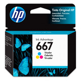 Cartucho Hp 667 Color Original De Tinta