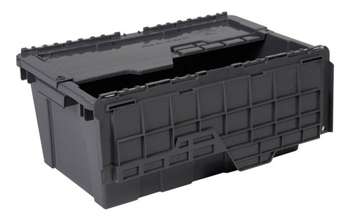 Caja De Plastico Mediana Con Bisagra