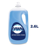 Detergente Antibacterial Líquido Dawn Power 2.6 L