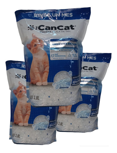 Piedras Silicas Para Gato Can Cat Brisa Fresca 11,4 L