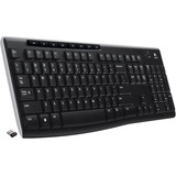 Teclado Inalámbrico Logitech K270 Qwerty Español Color Negro