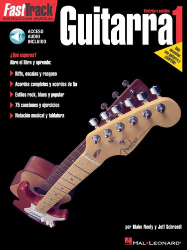 Método De Guitarra Fasttrack  Edición En Español - Nivel 1