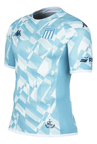 Camiseta Racing Club Kappa Tercera Suplente Celeste 2023