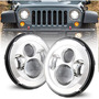 Faro Led De 7  Cowone Para Jeep Wrangler 97-2018 Jeep Wrangler