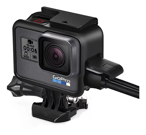 Case O Carcasa Negra Para Gopro 5 6 Y 7