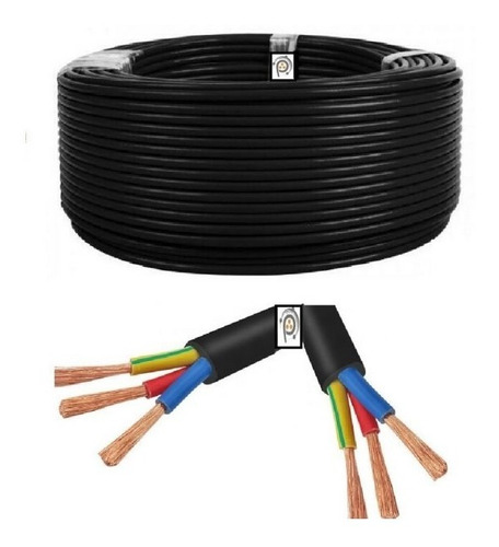 Cable Tipo Taller 3x4 Mm X 100 Mts