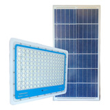 Refletor Luminária Holofote 300w Led Placa Solar Completo