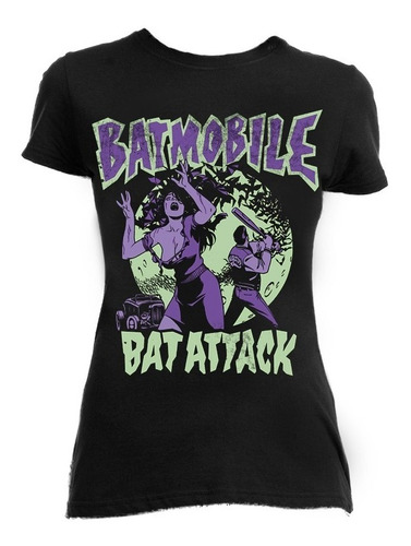 Batmobile Bat Attack Playera O Blusa Psychobilly Tiger Army 