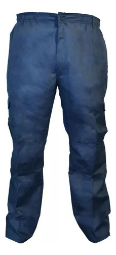 Pantalon Cargo Poplin Azul Mar.- Gris - Blco Y Negro