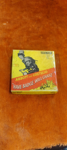 Película Súper 8 Mm Abbott Y Costello Have Badge Will Chase