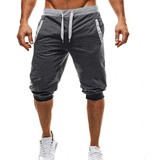 Short Deportivo Hombre 3/4 Pantalón Corto Verano Algodon 