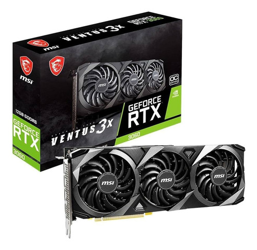 Tarjeta De Video Msi Nvidia Rtx 3060 Ventus 3x 12g Oc