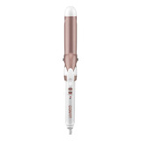 Rizador Conair Double Ceramic De 1 1/4 Pulgadas, Blanco/rosa