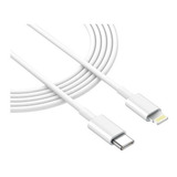 Cable Usb-c A Lightning Certificación Mfi iPhone iPad 3 Metr