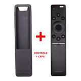 Controle Tv Samsung Ku6400 Ku6450 Ks7000 Original 4k + Capa 