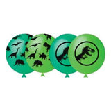 25 Balão Bexiga Dinossauros Jurassic Park Sortidos 11 Pol