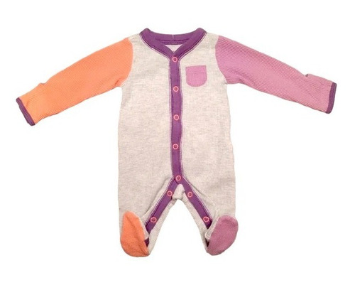 Carters Osito Pijama Termico Algodon Bebe Con Broches