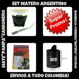 Set Matero!mate Pampa Camionero+bombill - Kg a $355