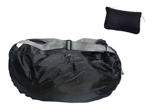 Bolso Deportivo Plegable Negro 50x24x27 Cm