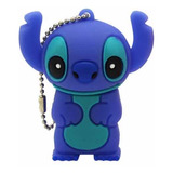 Memoria Usb Flash Drive Stitch Azul 2000gb 2tb Anime