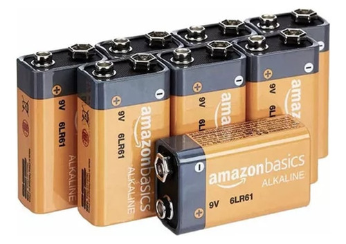 Pack-8 Baterías Alcalinas 9v