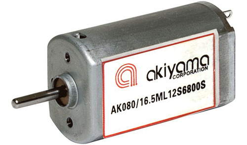 Micro Motor Dc Akiyama 12v 6800rpm - Ak080/16.5ml12s6800s