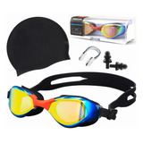 4 Piezas Goggles De Natación Antivaho Impermeables