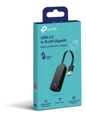 Adaptador De Red Tp-link Ue306 Usb 3.0 A Gigabit Ethernet