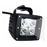 Faro Auxiliar 4 Leds 20w Con Lupa Para Auto Spot Chip Xbd