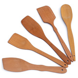 Ecosall Cucharas De Madera Antiadherentes Para Cocinar Juego