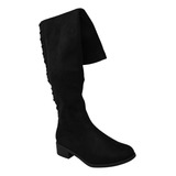 Botas Altas De Tacon Negras Zapatos Mujer Top Moda Jones55