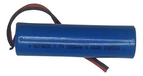 Bateria 3,7v 1800mah 6.66wh 18650 Com Rabicho Gmp-104 65x18