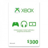 Xbox Live Gc 300 Mxn R15 .