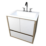 Vanitory Flotante Colgante Minimalista Mueble Baño C/ Mesada