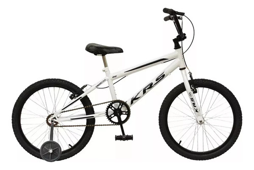 Bicicleta Infantil Aro 20 Cross + Rodinha Masculina Bmx Krs