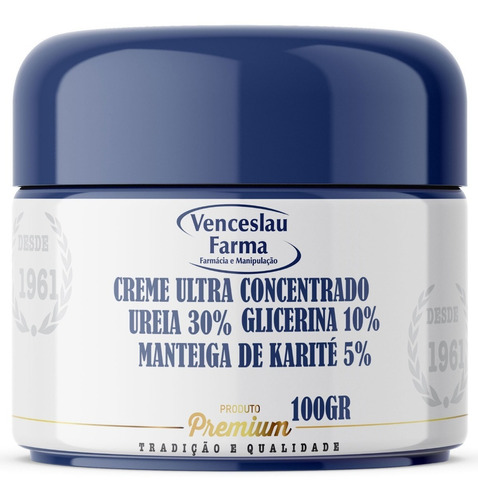 Creme Com Ureia 30% Manteiga De Karité 5% Glicerina 10% 100g